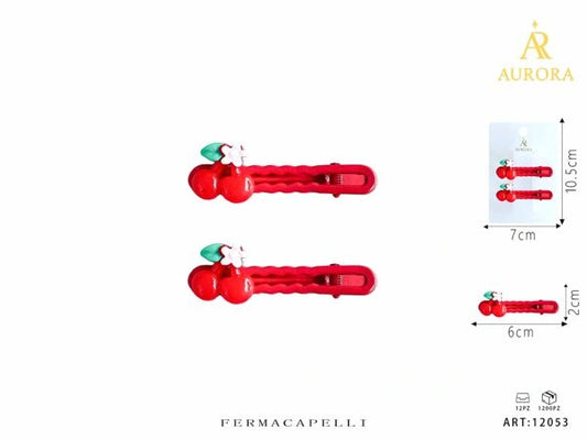 Collezione "Red Christmas" AURORA: Accessori Capelli Rossi per le Feste