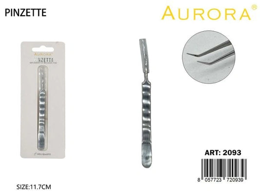 Pinzette Professionali AURORA: Strumenti di Precisione per Manicure ed Extension Ciglia
