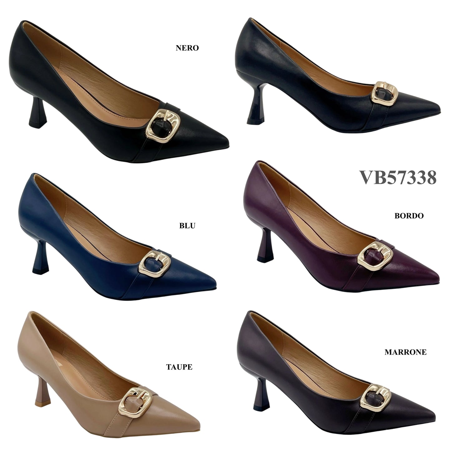 Décolleté a punta bassa 6CM donna - SUNTIMEMODA