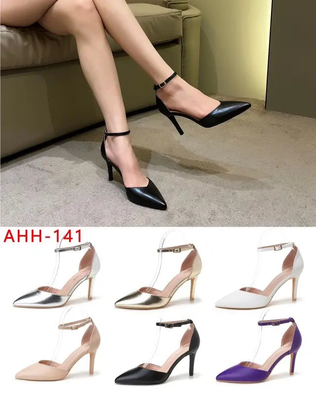 Décolleté aperta con cinturina tacco 8cm - SUNTIMEMODA