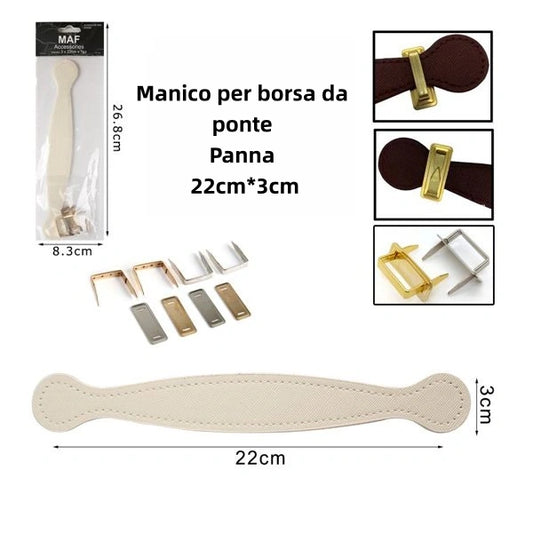 Manico per borsa da ponte panna 22cm*3cm - SUNTIMEMODA