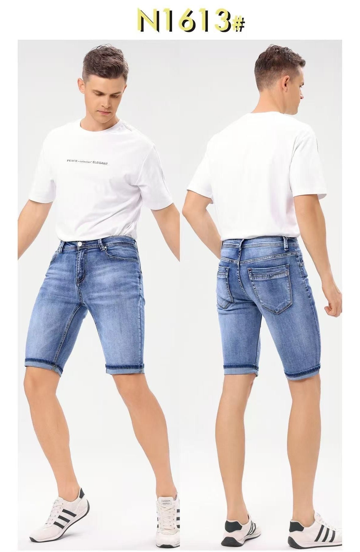 N+1 Jeans pantaloncini slim - SUNTIMEMODA