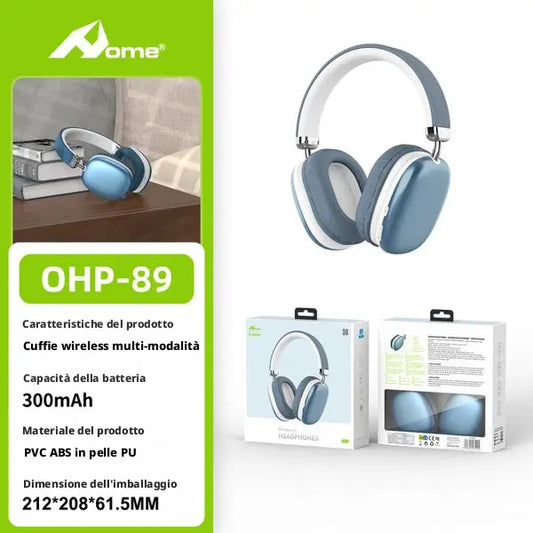 OHP-89 Cuffie Multi-modalità Wireless blu - SUNTIMEMODA