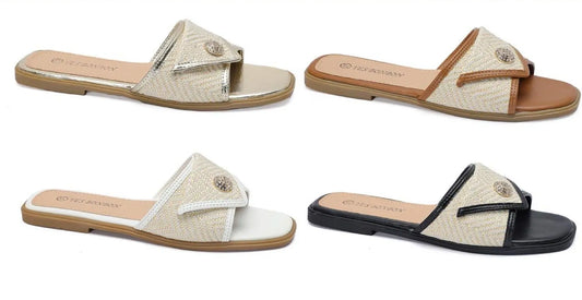 Sandali con Cinturini Incrociati - SUNTIMEMODA