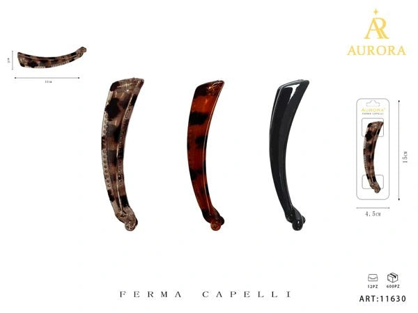 Pettine Fermacapelli a Banana AURORA: Volume e Comfort