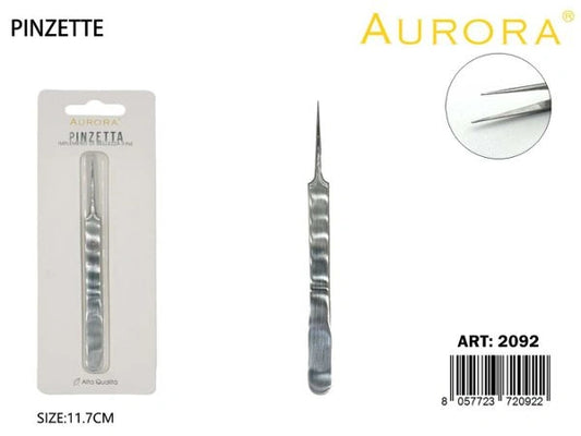 Pinzette Professionali AURORA: Strumenti di Precisione per Manicure ed Extension Ciglia