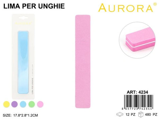Strumenti Manicure AURORA: Lime, Buffer e Lucidanti per Unghie Perfette