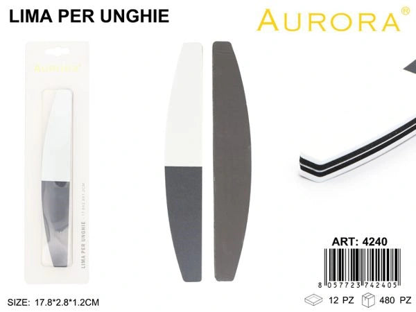 Strumenti Manicure AURORA: Lime, Buffer e Lucidanti per Unghie Perfette