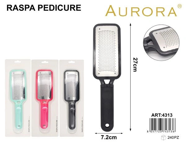 Kit Cura dei Piedi AURORA: Raspa e Tagliacalli per una Pedicure Professionale