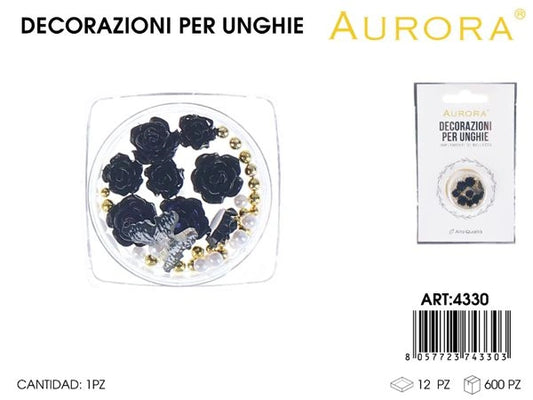 Collezione Completa Decorazioni Nail Art AURORA: 13 Kit di Stile Unico