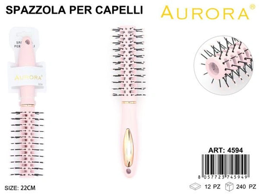 Collezione Spazzole Styling AURORA Rosa e Oro: Scegli la Tua Forma Ideale