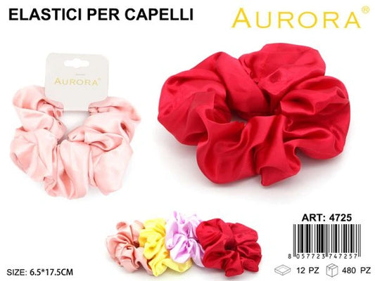 Fermacoda "Jumbo" Scrunchie AURORA: Volume Extra e Effetto Seta