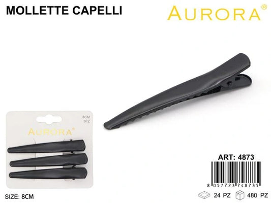 Set 3 Pinze a Becco Piatto AURORA per Make-up e Styling