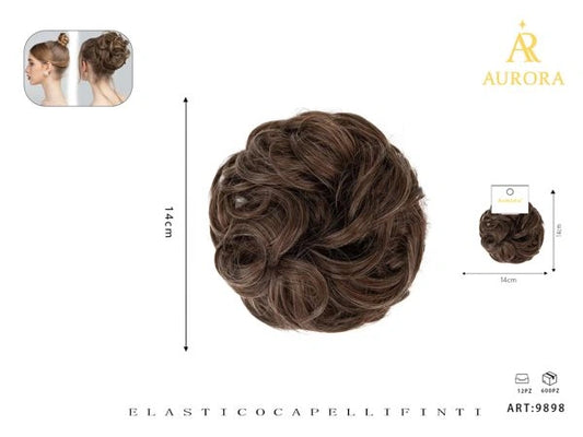 Extension Chignon AURORA: Elastico Volumizzante Effetto Naturale