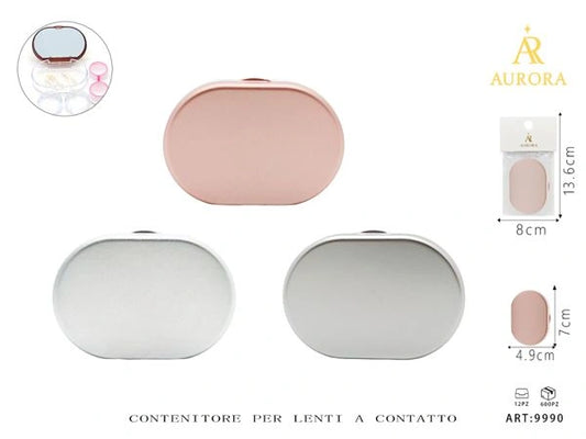 Portalenti AURORA: Custodia Igienica con Pinzetta e Applicatore