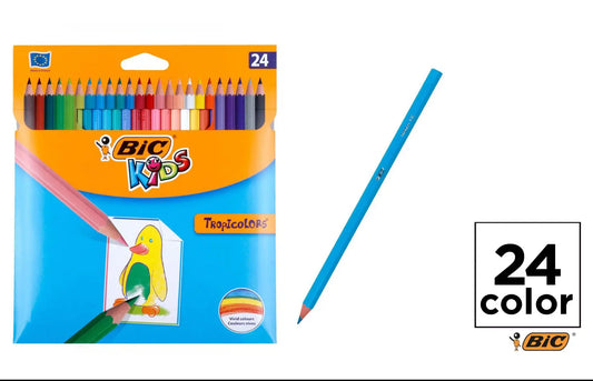 BIC KIDS TROPICOLORS 24 COLOR - SUNTIMEMODA