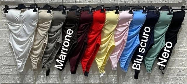 Body Senza Spalline Scollo V color - SUNTIMEMODA