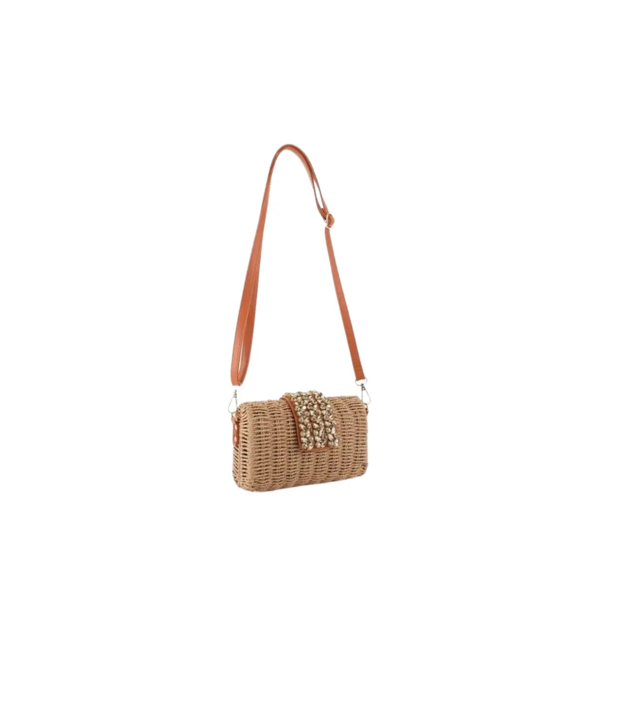 Borsa paglia con Strass - SUNTIMEMODA