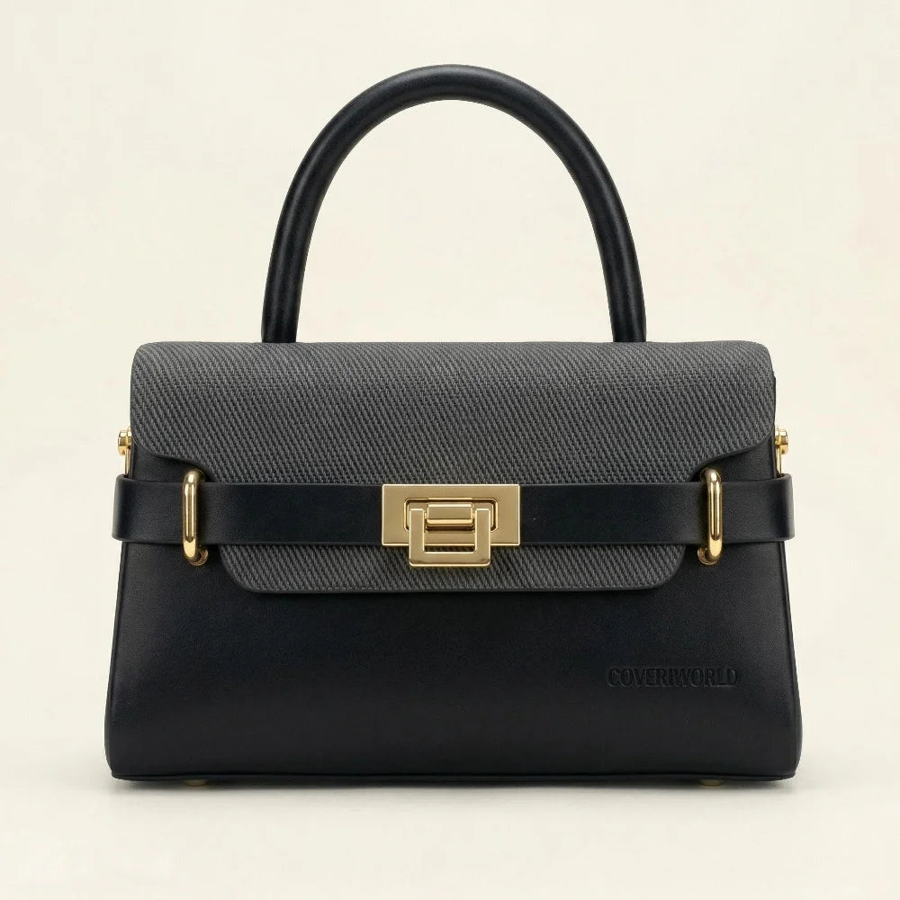 COVERIWORLD BORSA ELEGANTE NERO - SUNTIMEMODA