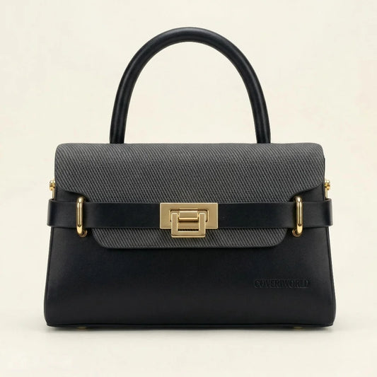 COVERIWORLD BORSA ELEGANTE NERO - SUNTIMEMODA