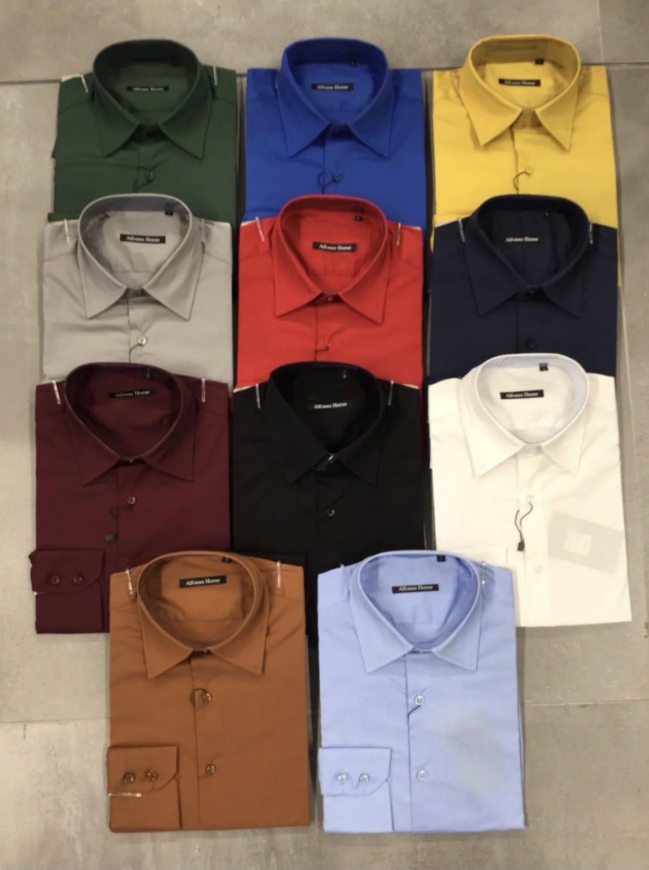 Camicia slim fit da uomo - SUNTIMEMODA