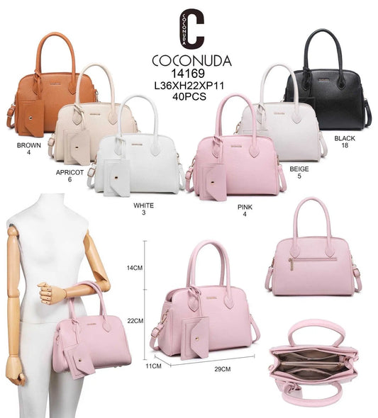 Collezione colori e guida alle dimensioni borsa Coconuda 14169 per donna - SUNTIMEMODA
