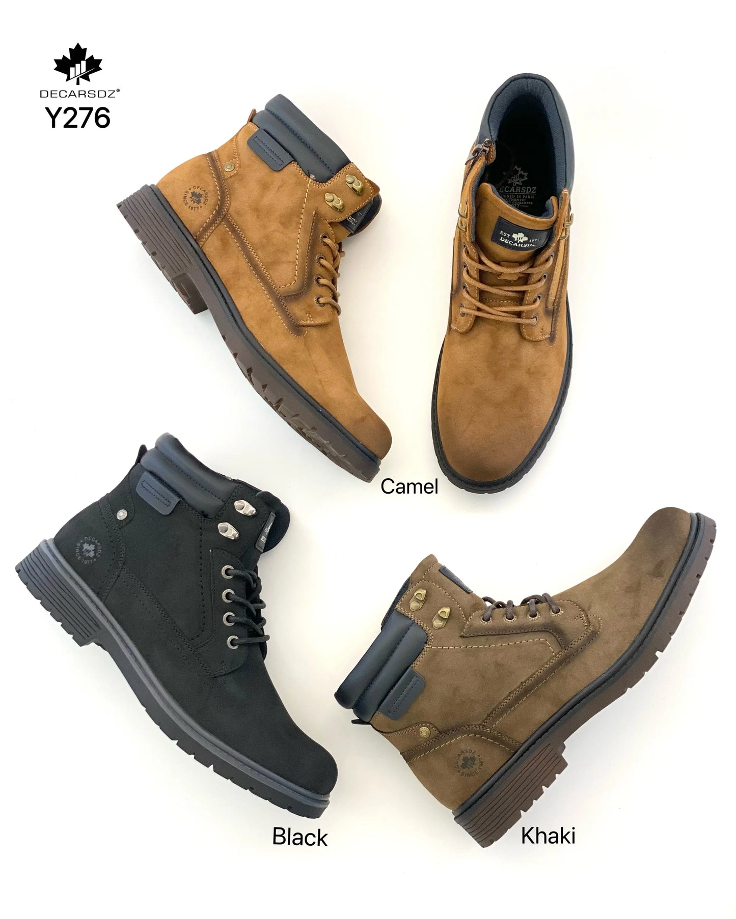 DECARSDZ Scarponcini da uomo COLORS - SUNTIMEMODA