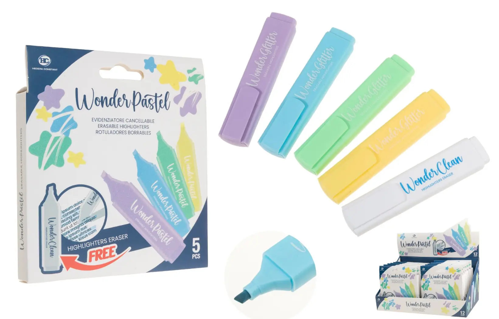 EVIDENZIATORE CANCELABILE 5PZ - SUNTIMEMODA