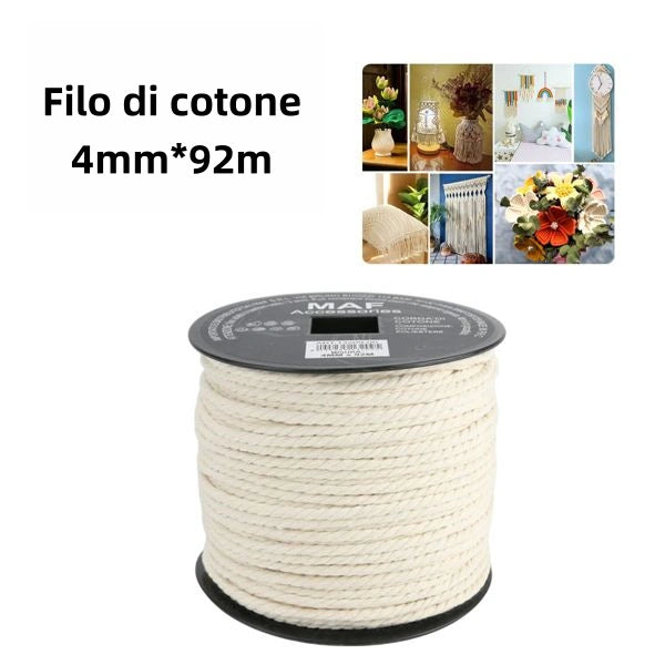 Filo di cotone 4mm*92m - SUNTIMEMODA