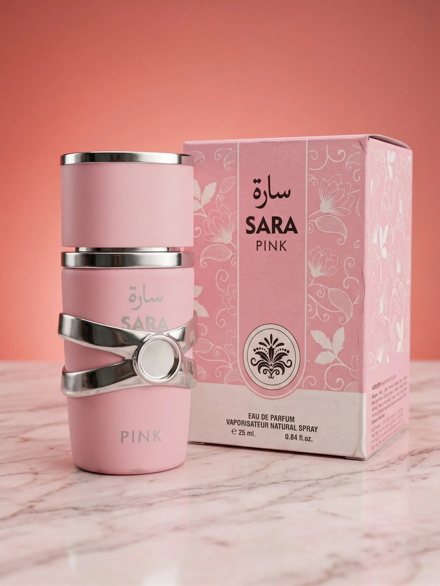 Flacone e confezione originale profumo SARA PINK Eau de Parfum 25ml - SUNTIMEMODA