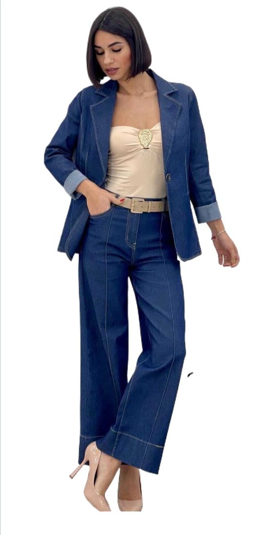 GIACCA E PANTALONE DI JEANS - SUNTIMEMODA