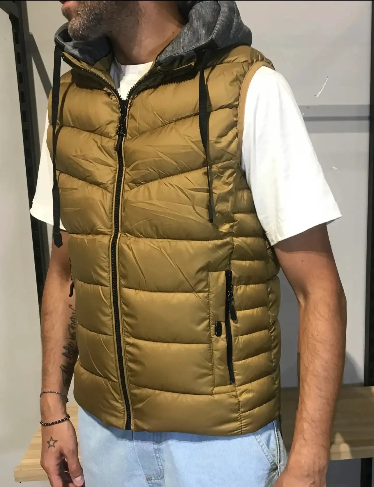 Gilè per uomo con capelli - SUNTIMEMODA