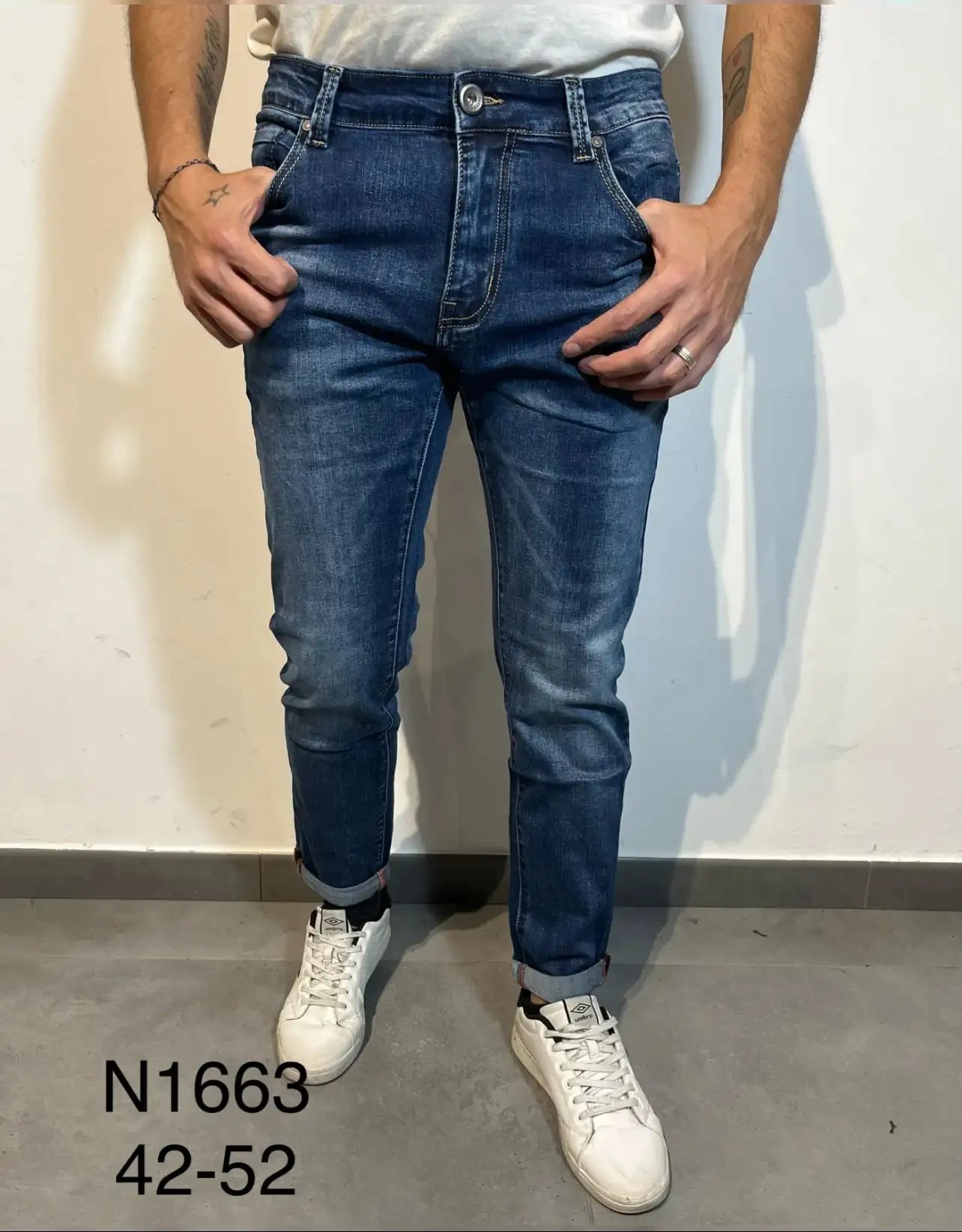 Jeans classico per uomo - SUNTIMEMODA