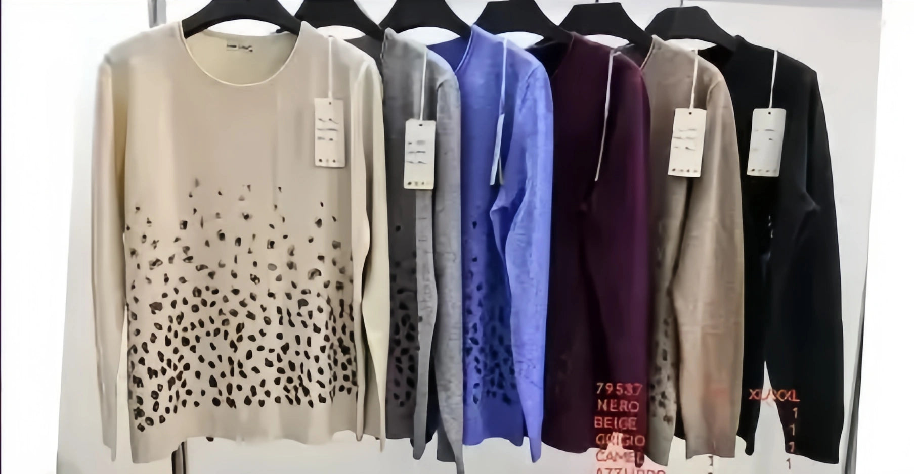 Maglia maniche lunghe con stampa leopardata - SUNTIMEMODA