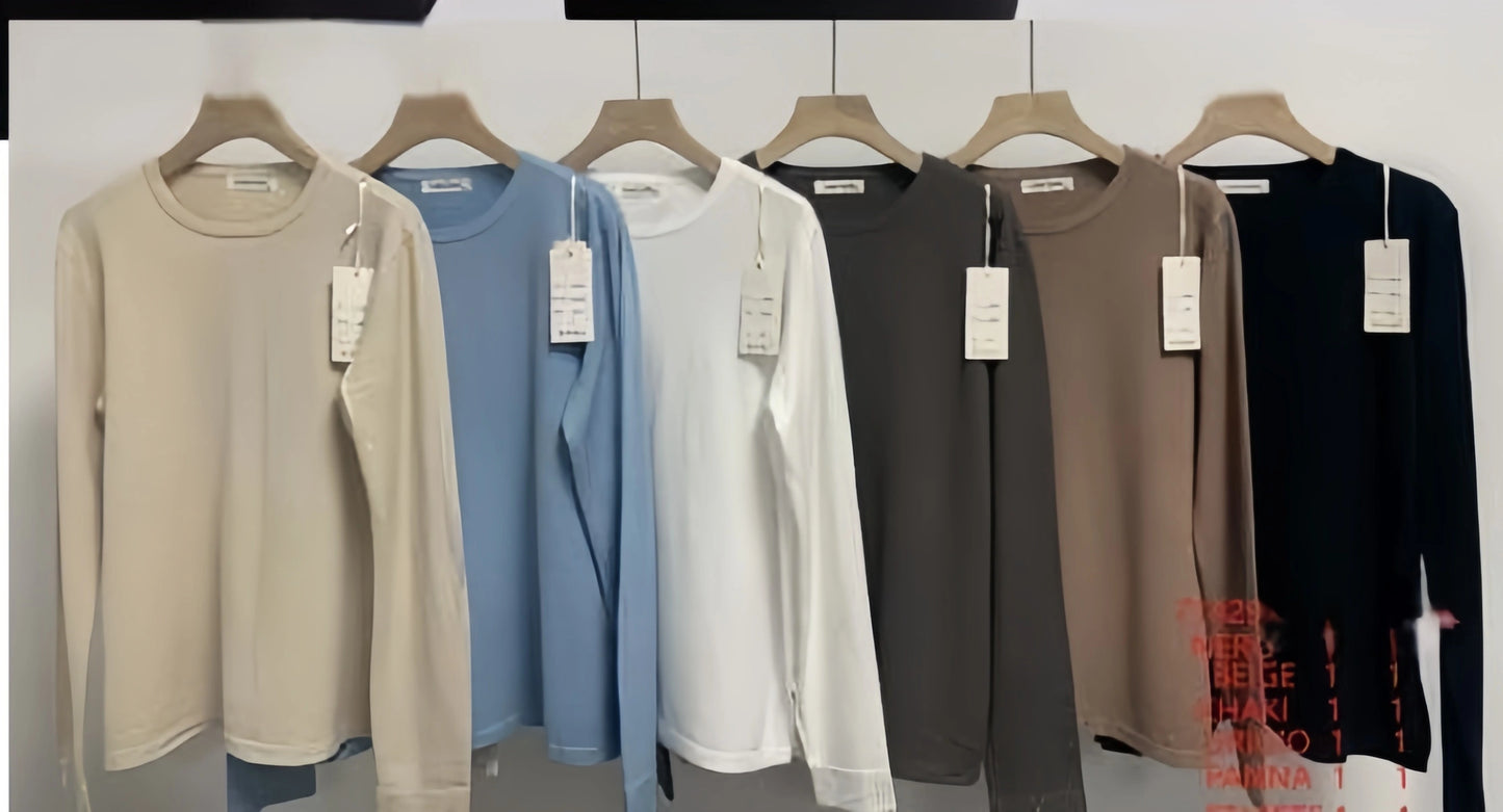 Maglia tinta unita con maniche con strass - SUNTIMEMODA