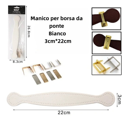 Manico per borsa da ponte bianco 3cm*22cm - SUNTIMEMODA