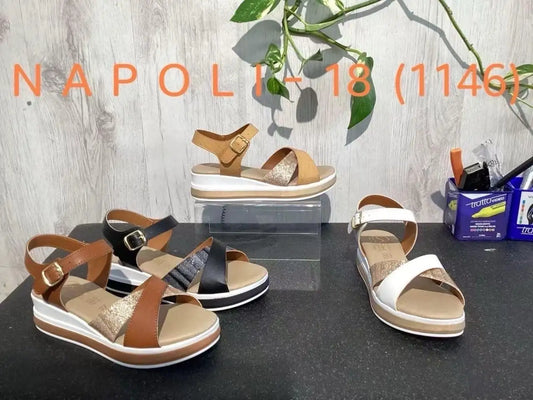 NAPOLI 0 18(1146) MADE IN ITALY SANDALI - SUNTIMEMODA