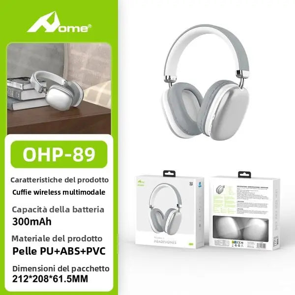 OHP-89 Cuffie Multi-modalità Wireless GRIGIO - SUNTIMEMODA
