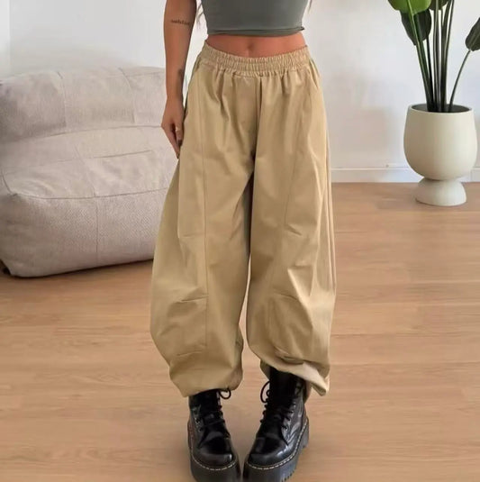 Pantaloni, non elasticizzati donna beige - SUNTIMEMODA