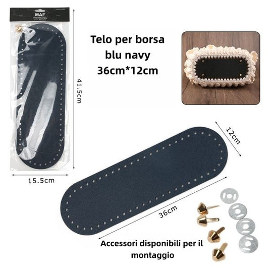 Fondo per Borsa 36x12cm Blu-Navy - SUNTIMEMODA