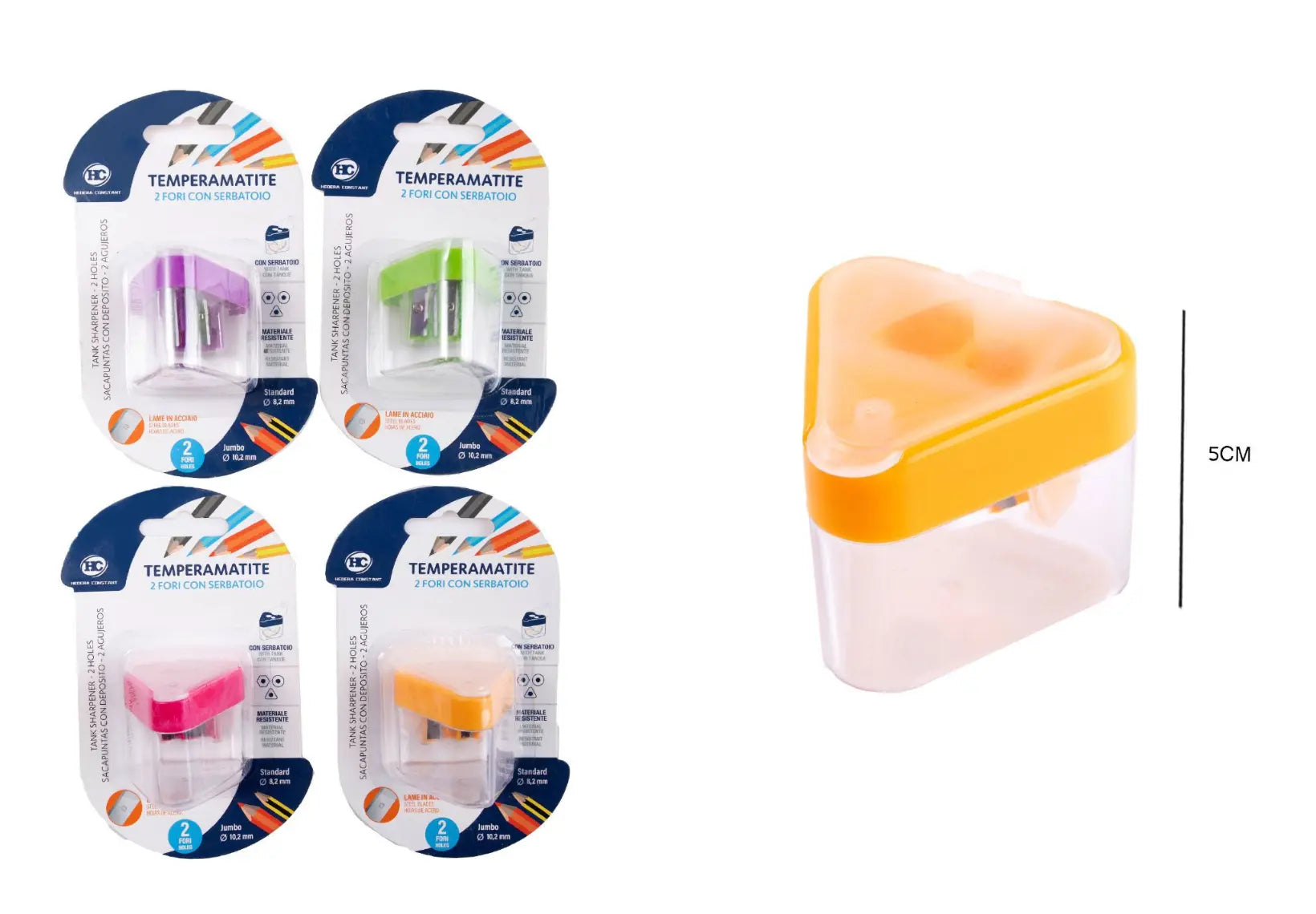 Temperamatite 2 fori con serbatoio - SUNTIMEMODA