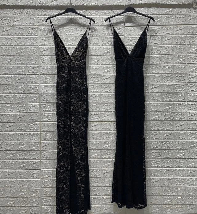 Tuta in pizzo NERO - SUNTIMEMODA