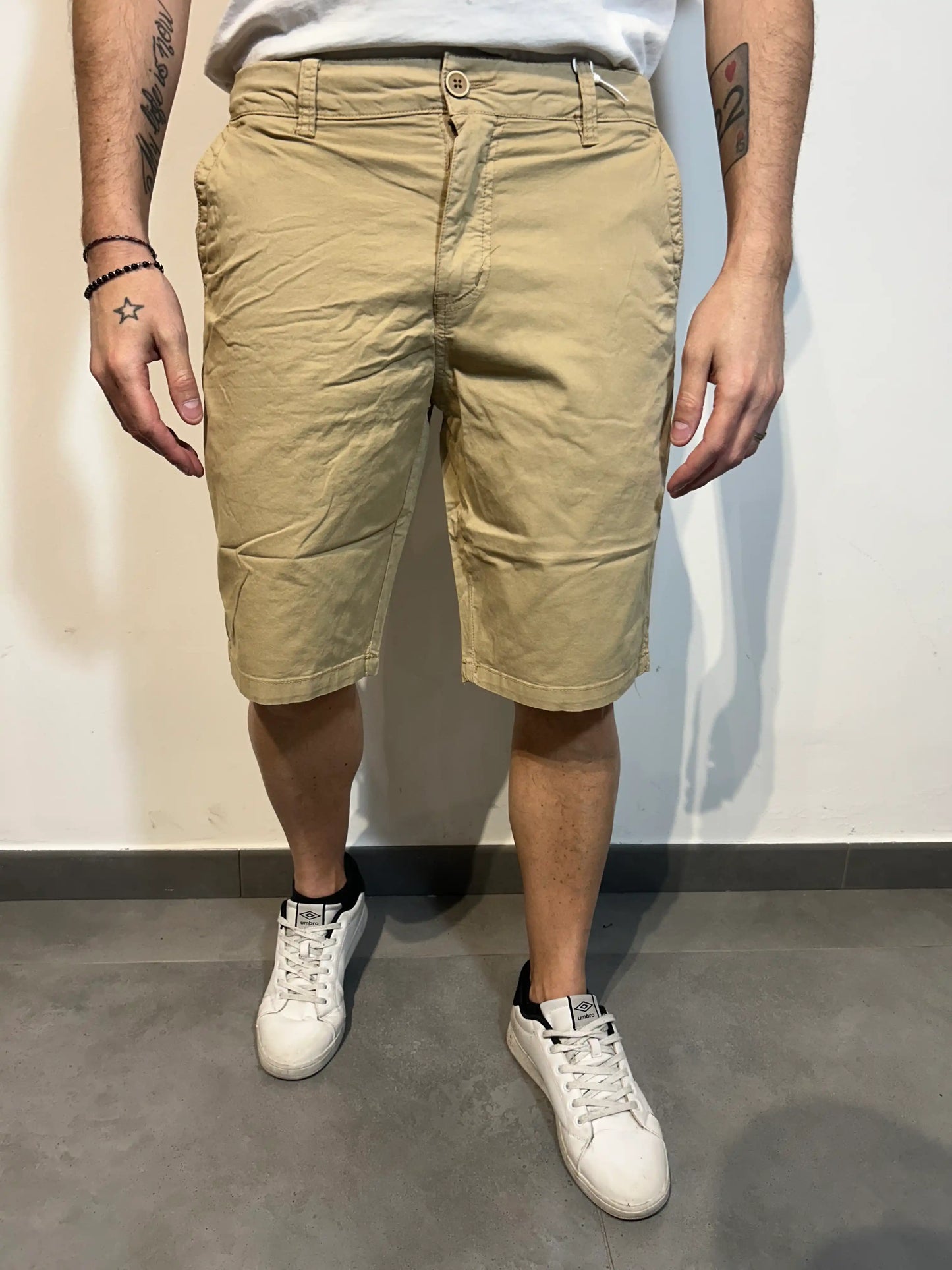 Zeta pantaloncini per uomo KHAKI - SUNTIMEMODA