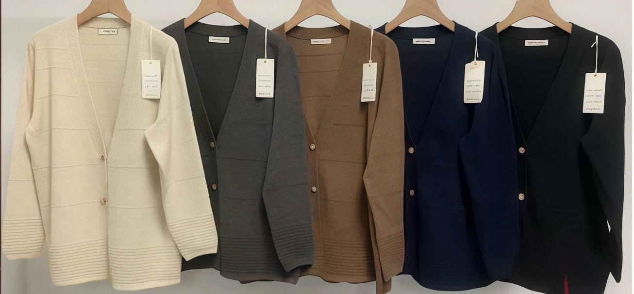 giacca con scollo a V OVERSIZE color - SUNTIMEMODA