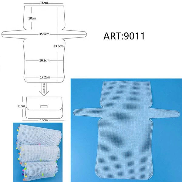 Pannello canvas piccolo (18x11cm) art 9011 per creare pochette porta cellulare - SUNTIMEMODA